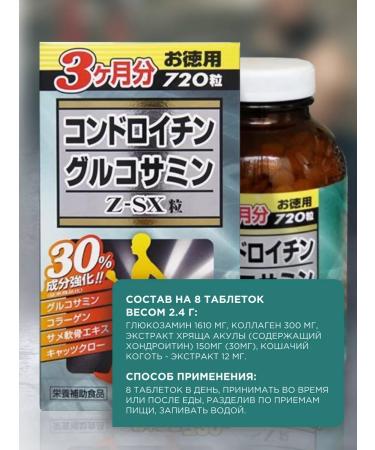 Wellness Japan Glucosamine 1610mg for joints - Buy Online on GoSupps.com