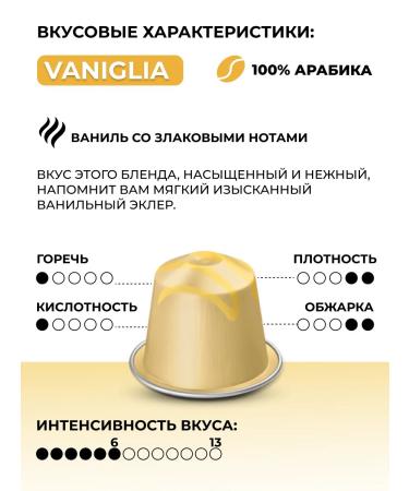 Nespresso Coffee in capsules for coffee machine Vaniglia 10 pcs - Buy Online on GoSupps.com