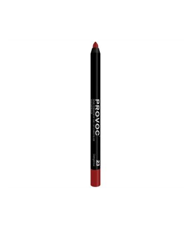 Provoc Gel eyeliner in lip pencil 23 blood-red