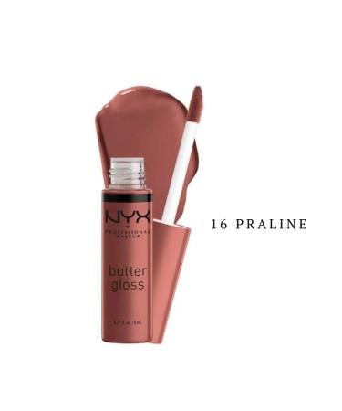NYX Professional Makeup Moisturizing lip gloss Butter Lip Gloss 16 Praline