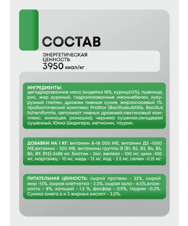 SIRIUS Dry food for cats turkey and blueberries 1.5 kg - Buy Online on GoSupps.com