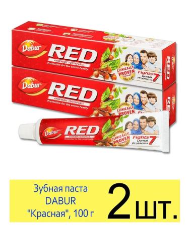 Dabur Ayurvedic toothpaste Red Red 100 g 2 pcs