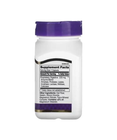 21st Century Digestive enzymes Digestive Enzymes 60 capsules - Buy Online on GoSupps.com