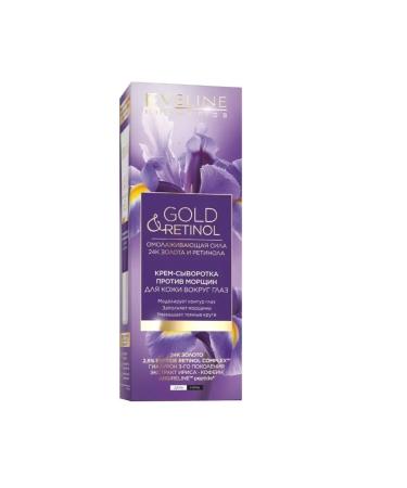 EVELINE Eye cream for eyes from wrinkles Gold & Retinol 20 ml - Buy Online on GoSupps.com