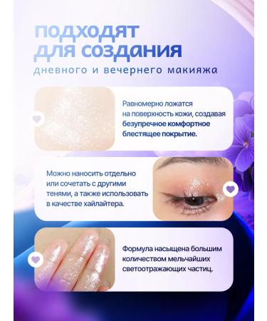 XIXI Shining shadows for the eyelids Sparkle 01 - Buy Online on GoSupps.com