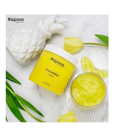 Kapous Sugar scrub for the skin of hands legs body pineappa 500 ml - Buy Online on GoSupps.com