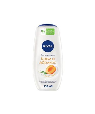 Smile Cream - Nivea gel for the shower "Milk and Apricot" 250ml - Buy Online on GoSupps.com