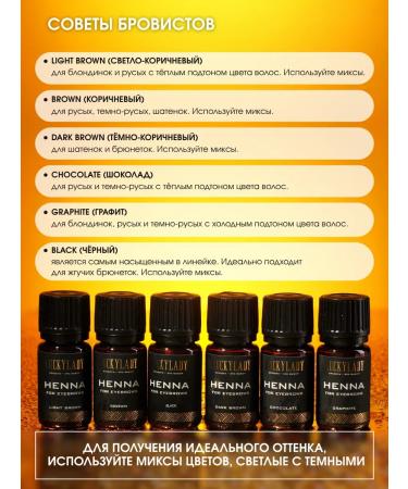 LuckyLady Henna for Bibethaga eyebrows in capsules - Buy Online on GoSupps.com