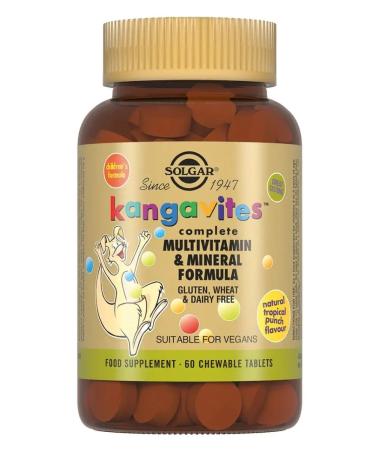Kangavitest Solgar multivitamins for children 60 tablets - Buy Online on GoSupps.com