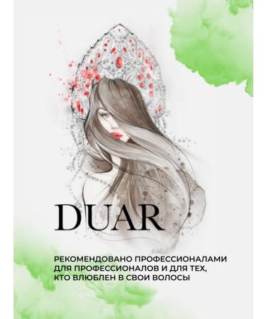 DUAR Women's hair shampoo for damaged hair Green Line - Buy Online on GoSupps.com
