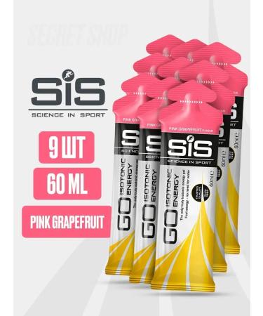 Science in Sports SIS SIS gel grapefruit 9 isotonic energy sport