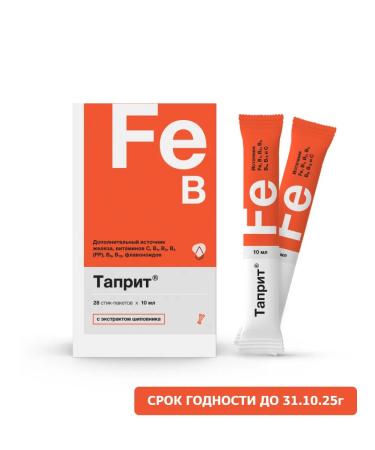 Dietary Supplement Sticks Iron with vitamin C and a complex of vitamins B 28 Sasha