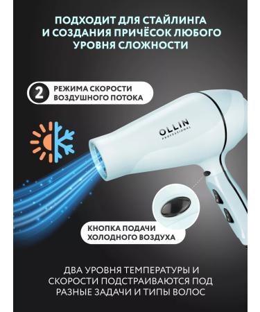 Ollin Professional Hair hairy hairdryer OL-7166 1 pc - Buy Online on GoSupps.com