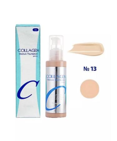 ENOUGH Tonal cream with collagen No. 13 Light beige 100ml - Buy Online on GoSupps.com