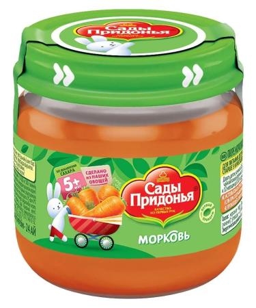 Gardens of Pridonya Puree children's carrots from 5 months 12x80g - Buy Online on GoSupps.com