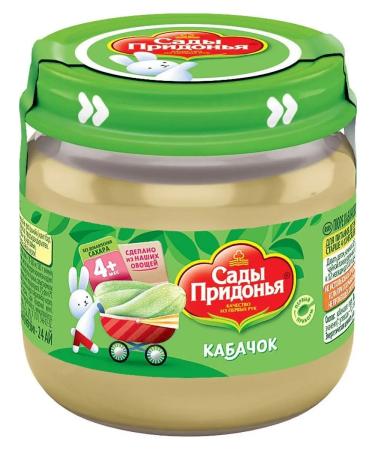 Gardens of Pridonya Puree children's zucchini from 4 months 12x80gr - Buy Online on GoSupps.com