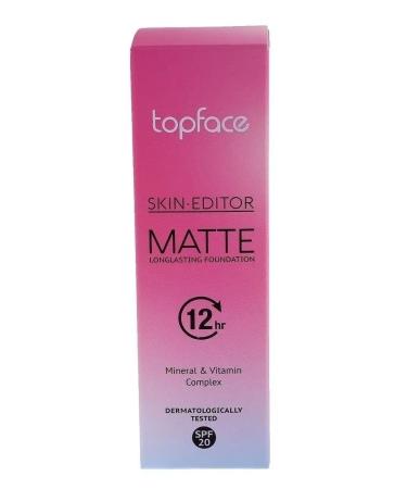 TopFace Tonal base matte Skin Editor Matte tone 01 - Buy Online on GoSupps.com