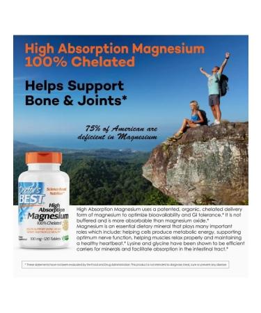 Doctor's Best Chelated Magnesium - Buy Online on GoSupps.com