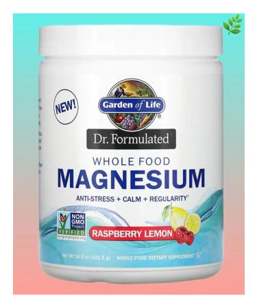 Garden of Life Dr. Formulated whole -food magnesium powder