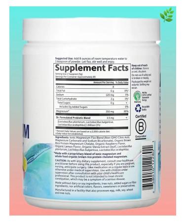 Garden of Life Dr. Formulated whole -food magnesium powder - Buy Online on GoSupps.com