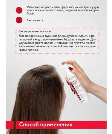ARAVIA professional Serum with thermal effect to stimulate hair growth 150 ml - Buy Online on GoSupps.com