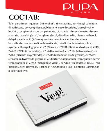 Pupa Baune of shadow for the eyelids Vamp! Compact baked 009 - Buy Online on GoSupps.com