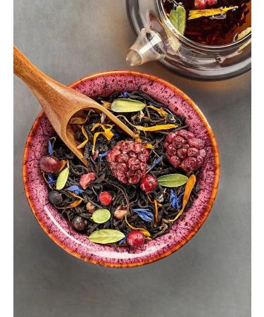 THEATASTY Black tea leaf tesemen with berries 200 g - Buy Online on GoSupps.com