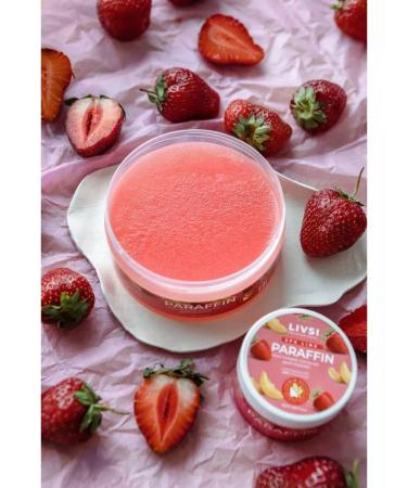 LIVSI Cream paraffin cold for arms legs strawberries 150 ml - Buy Online on GoSupps.com