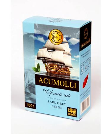 Acumolli Black tea Pekoe with bergamot oil 100 g - Buy Online on GoSupps.com