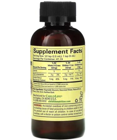 ChildLife Iron HEALAT for children in liquid form - Buy Online on GoSupps.com