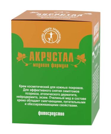 Acrustal Cream ointment from psoriasis of eczema dermatitis honey formula 65 ml - Buy Online on GoSupps.com