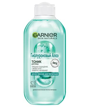 Garnier Hyaluronic aloe tonic for the face 200 ml - Buy Online on GoSupps.com
