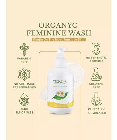 ORGANYC Organic gel for intimate hygiene hypoallergenic 250 ml - Buy Online on GoSupps.com