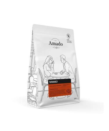 Amado Ground coffee with the taste of tiramisu arabica 200 g - Buy Online on GoSupps.com