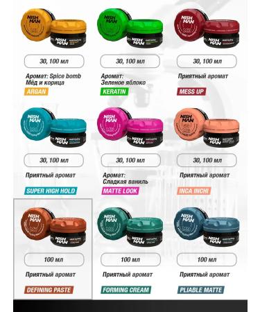 NISHMAN Matte hair paste M7 Hair Styling Matte Wax - Buy Online on GoSupps.com