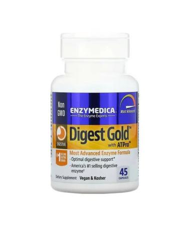 Enzymes for the absorption of heavy food 45 capsules - Buy Online on GoSupps.com
