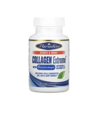 Paradise Herbs Collagen Extreme Optimsm and Vitamin C 60 capsules - Buy Online on GoSupps.com