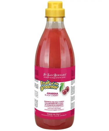iv san bernard Black cherry shampoo for short wool proteins 1 liter - Buy Online on GoSupps.com