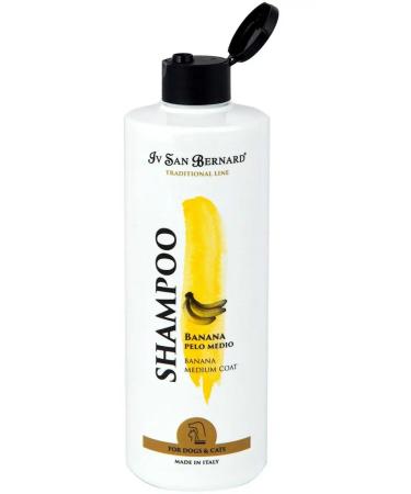 iv san bernard Traditional line shampoo banana for medium wool 500 ml - Buy Online on GoSupps.com