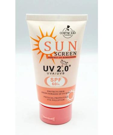 COSME LAB Sunscreen Cream Facial Gel SPF60+ PA UV 2.0 - Buy Online on GoSupps.com