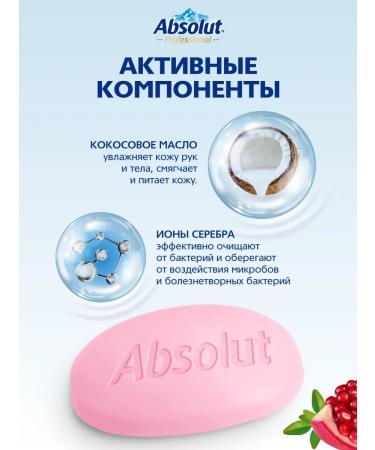 Absolut Soap toilet solid grenade 4x90 gr - Buy Online on GoSupps.com
