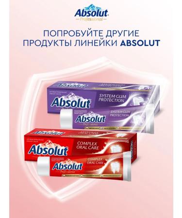 Absolut Toothpaste Restoration of enamel 2x110 g - Buy Online on GoSupps.com