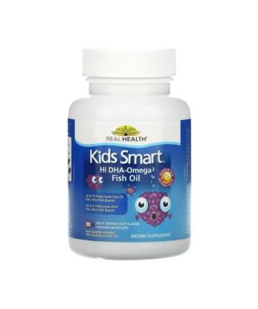 Bioglan Omega-3 and dgk fruit taste 30 chewing capsules - Buy Online on GoSupps.com