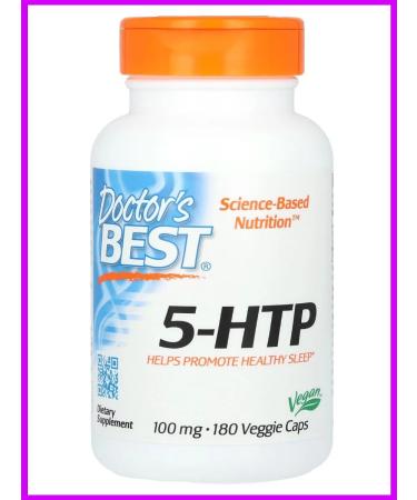 Doctor's Best 5-hydroxitriptophanes 100 mg 180 vegetarian capsules