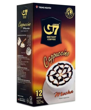 TRUNG NGUYEN Vietnamese soluble coffee 3 in 1 g7 mock cappuccino 12 pack - Buy Online on GoSupps.com