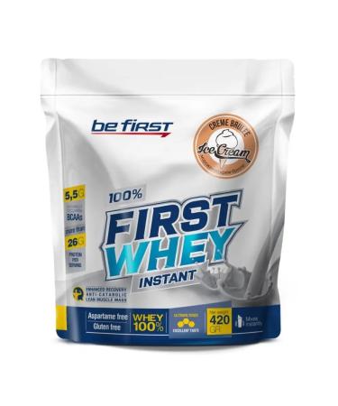 Be First Bf Wastein Whey Instant 420 g cream Bryule - Buy Online on GoSupps.com