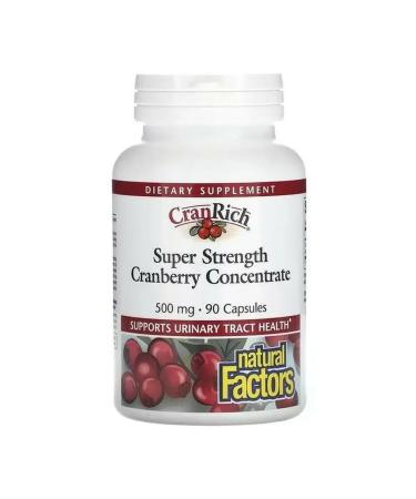 Natural Factors Cranrich Cranberry concentrate 500 mg 90 pcs