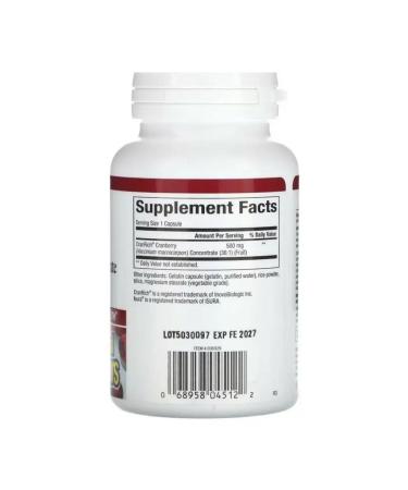 Natural Factors Cranrich Cranberry concentrate 500 mg 90 pcs - Buy Online on GoSupps.com