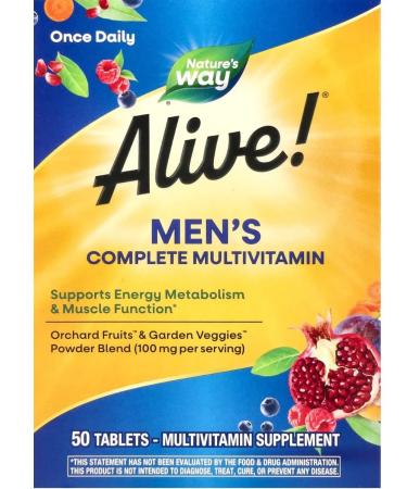 Nature's Way Vitamins for men 50 tablets