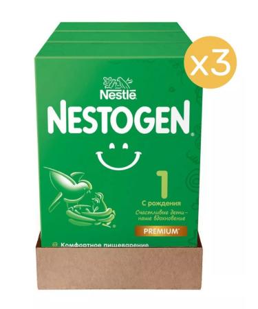 NESTOGEN Premium 1 from 0 months for regular stools 600g 3pcs